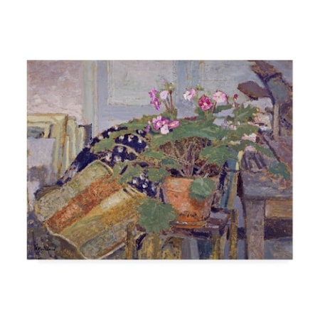 Edouard Vuillard 'Pot Of Flowers' Canvas Art,24x32